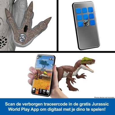 Jurassic World - Ankylosaurus Fel gebrul Gelede Figuur - Geluid - Jurassic World - JGB90 - thumbnail