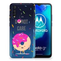 Motorola Moto G8 Power Lite | Siliconen Case | Donut Roze - thumbnail