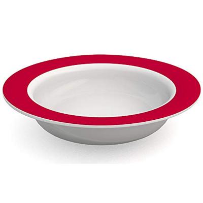 Kom wit/rood