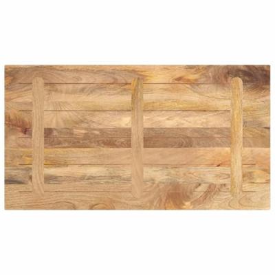 Tafelblad rechthoekig 110x60x3,8 cm massief mangohout