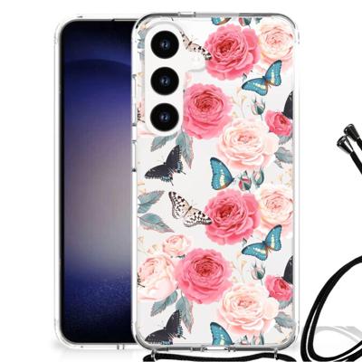 Samsung Galaxy S24 Case Butterfly Roses Samsung Galaxy S24 Case Butterfly Roses