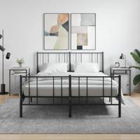 Nachtkastjes 2 st 40x42x60 cm bewerkt hout grijs sonoma eiken - thumbnail