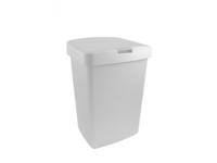 Sunware Delta afvalbak 50ltr klep wit - thumbnail