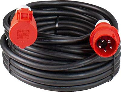 AS Schwabe 61097 Stroom Verlengkabel Zwart 1.6 m H07RN-F 5G 4 mm²