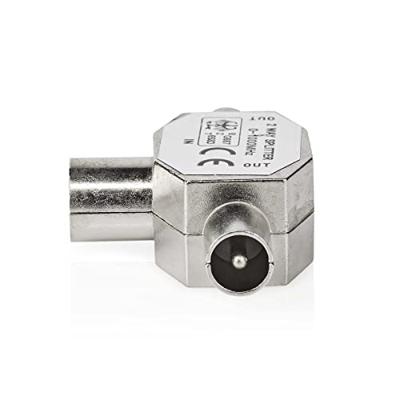 Nedis Satelliet- en Antenne-Adapter | 2x Coax Male | IEC Female | 1 stuks - CSGB40950ME CSGB40950ME