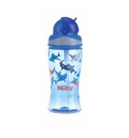 Nuby Flip-It Beker uit Tritan™ Blauw 3jaar+ - thumbnail