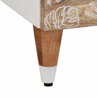 Nachtkastje 40x33x46 cm massief mangohout - thumbnail