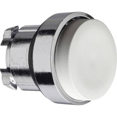 Schneider Electric ZB4BL1 ZB4BL1 Terugstelbaar (Ø) 22 mm Zonder markering Chroom, Wit 1 stuk(s)