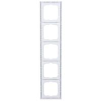 Busch-Jaeger 5-voudig afdekraam 1725-184K studiowit - thumbnail