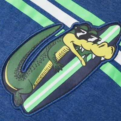 Kindershirt 92 gemleerd donkerblauw Kindershirt 92 gemleerd donkerblauw