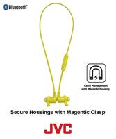 HA-ET50BT - In-ear hoofdtelefoons met micro - inwendig - bevestiging over het oor - Bluetooth - draadloos - geel - thumbnail