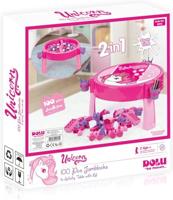 Dolu Unicorn Activiteiten Tafel Inclusief 100 Blokken - thumbnail