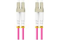 Glasvezelkabel Lanberg OM4 50/125 Paars Duplex 2 m - thumbnail