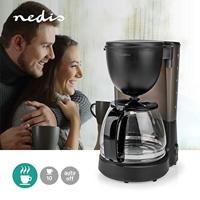 Nedis KACM150EBK Koffiezetapparaat Zwart Glazen kan, Warmhoudfunctie - thumbnail