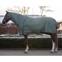 QHP Stirrup 150gr Outdoordeken groen maat:195 - thumbnail