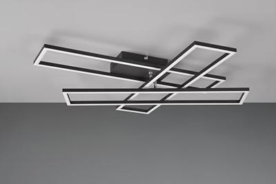 Trio Design plafondlampCorso zwart - R64423132 - thumbnail