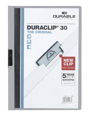 Durable klemmap Duraclip Original 30 grijs