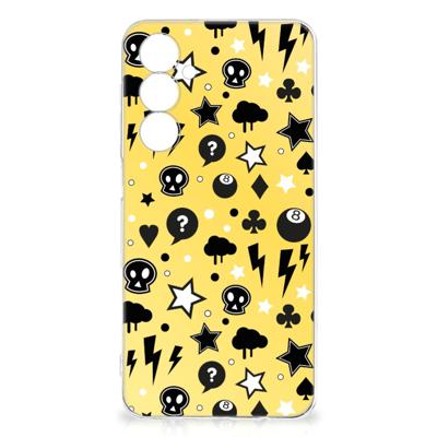 Silicone Back Case Samsung Galaxy A54 5G Punk Geel Silicone Back Case Samsung Galaxy A54 5G Punk Geel