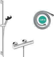 Hansgrohe Pulsify Select S douchesysteem 105 3jet Relaxation EcoSmart met Element en glijstang 90 cm, chroom - thumbnail