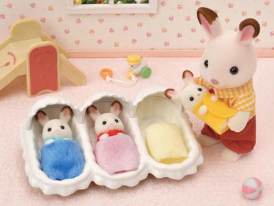 Sylvanian Families drieling Chocoladekonijn verzorgingsset