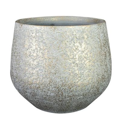 Bloempot Noor Metalic Grey Ø23cm Bloempot Noor Metalic Grey Ø23cm