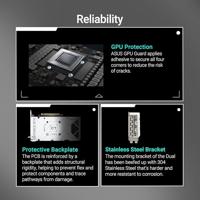 VGA ASUS GeForce RTX 5060 TI DUAL-RTX5060TI-O16G-WHITE - thumbnail