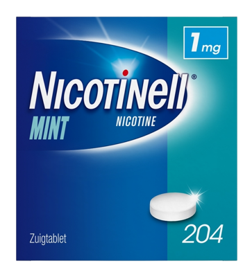 Nicotinell Zuigtabletten Mint 1 mg - voor stoppen met roken Nicotinell Zuigtabletten Mint 1 mg - voor stoppen met roken