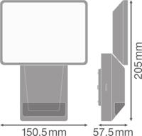 LEDVANCE ENDURA PRO FLOOD SENSOR 4058075228788 LED-buitenschijnwerper LED Wit - thumbnail