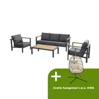 Ginger Loungeset met Salontafel - thumbnail