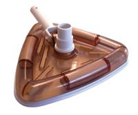 Kokido verzwaarde bodemzuiger driehoekig (blauw-wit) - thumbnail