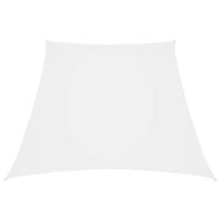 VidaXL Zonnescherm trapezium 4/5x4 m oxford stof wit - thumbnail