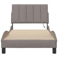 Bedframe zonder matras "Hanko" 90x200 cm stof taupe - thumbnail