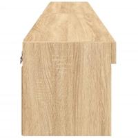 Tv-meubels met LED-verlichting 2 st 80x30x30 cm sonoma eiken - thumbnail