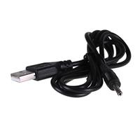 Akyga AK-DC-03 USB-laadkabel DC-stekker 3,5 mm 0.80 m Zwart PVC-mantel, Met USB - thumbnail