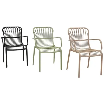 Vita Madrid stapelstoel 4 stuks