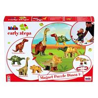 Magnetisch speelgoed - KLEIN - 4 grote dinosaurussen Grappige puzzel, 1+ - Stimuleert creativiteit en handvaardigheid! - thumbnail