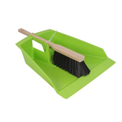 Stoffer en blik kunststof lime