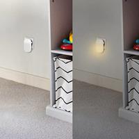 LogiLink LED014 LED014 LED-nachtlamp met schemerschakelaar Ovaal LED Warmwit Wit - thumbnail