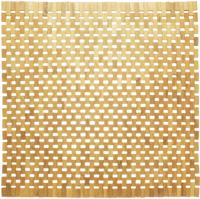 Badmat Woodblock Teak 60x60 cm Bruin - thumbnail