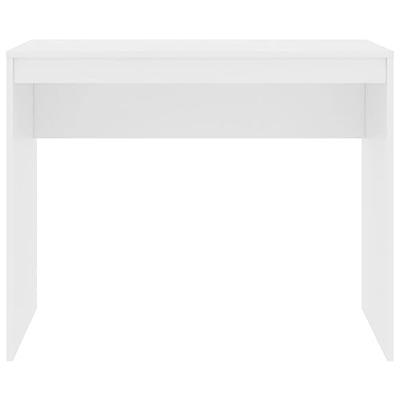 Bureau 90x40x72 cm bewerkt hout wit