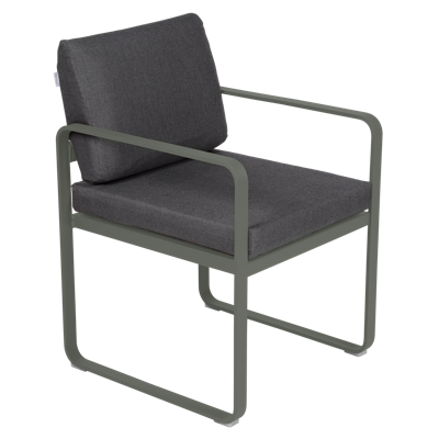 Fermob Bellevie dining armchair tuinstoel Rosemary - Graphite