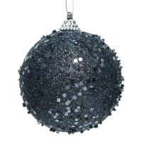 Kerstbal foam Nachtblauw Kerst Decoris - Decoris - thumbnail