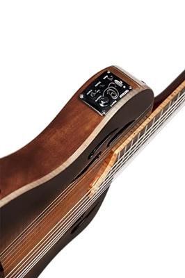 Ortega RTPDLX-ACA TourPlayer Series Deluxe Acacia Top Gloss Burst elektrisch-akoestische klassieke gitaar met gigbag Ortega RTPDLX-ACA TourPlayer Series Deluxe Acacia Top Gloss Burst elektrisch-akoestische klassieke gitaar met gigbag