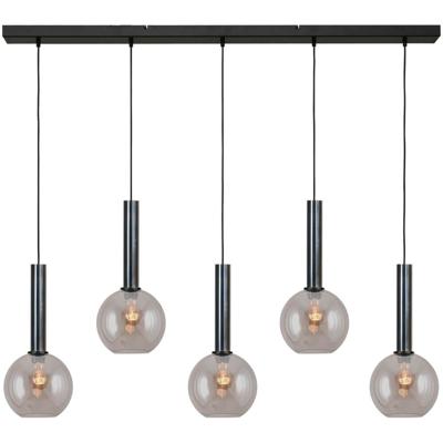 Masterlight HanglampBella 2 Dappled oil met goud glas - 2981-66-130-5-02-20