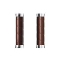 BROOKS Slender leather grips (130+130mm) - antic brown - thumbnail
