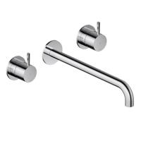 Hotbath Cobber - Wastafelmengkraan - zonder Waste - Laag - Chroom - Inbouw - Chroom - V04 - thumbnail