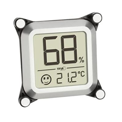 TFA Dostmann Humidore 30.5056.54 Thermo- en hygrometer Zilver