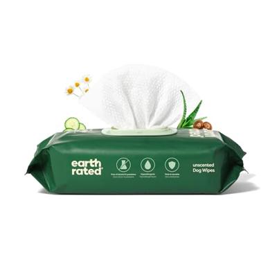Earth Rated dog wipes geurloos composteerbaar - thumbnail