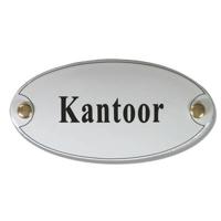 Emaille deurbord ovaal Kantoor - thumbnail