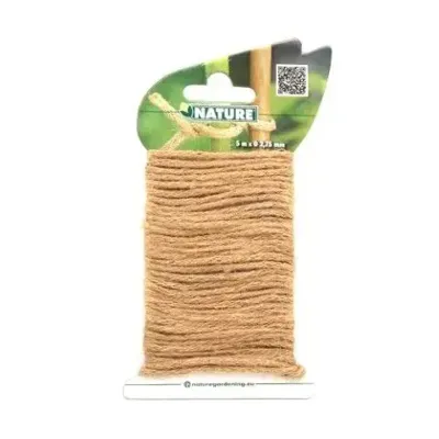 Nature Jute touw naturel ijzeren kern 5m